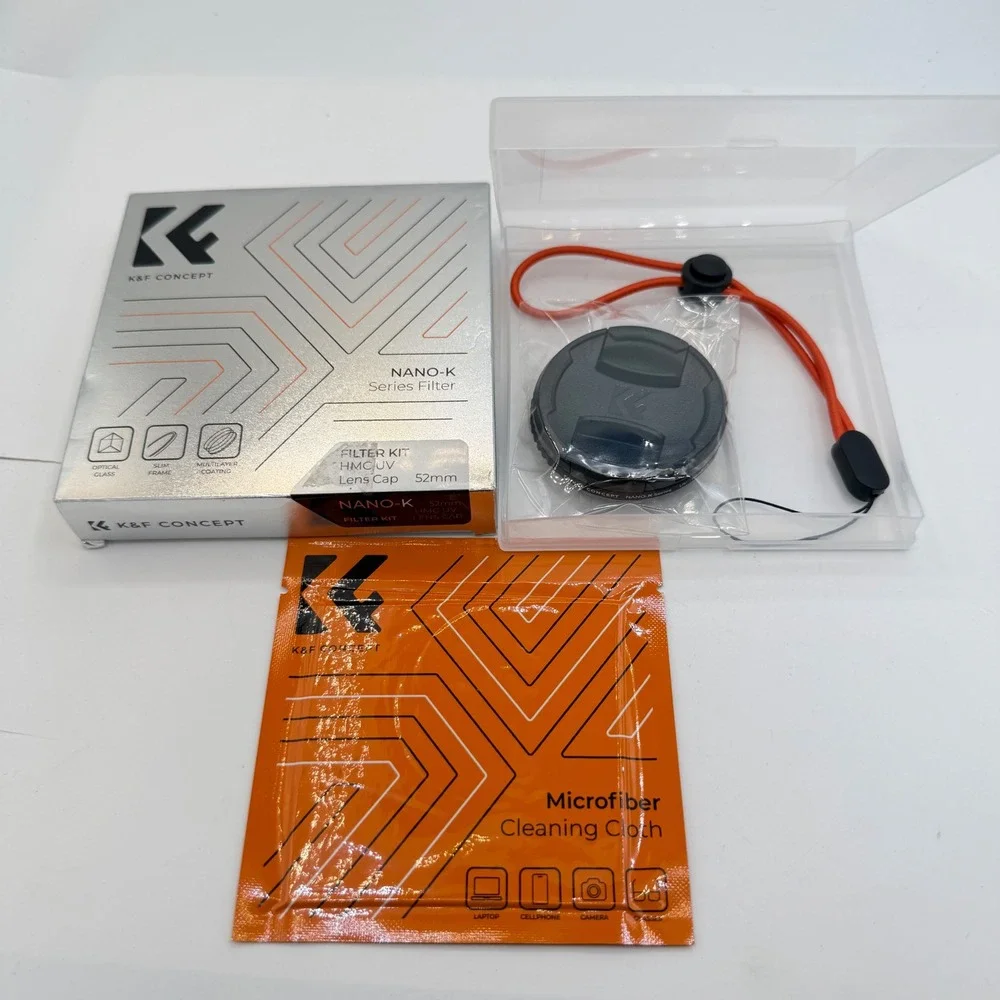 K&F Concept Nano-K Series 52mm Filter Set Variable ND2-400 and UV HMC 3 Pack